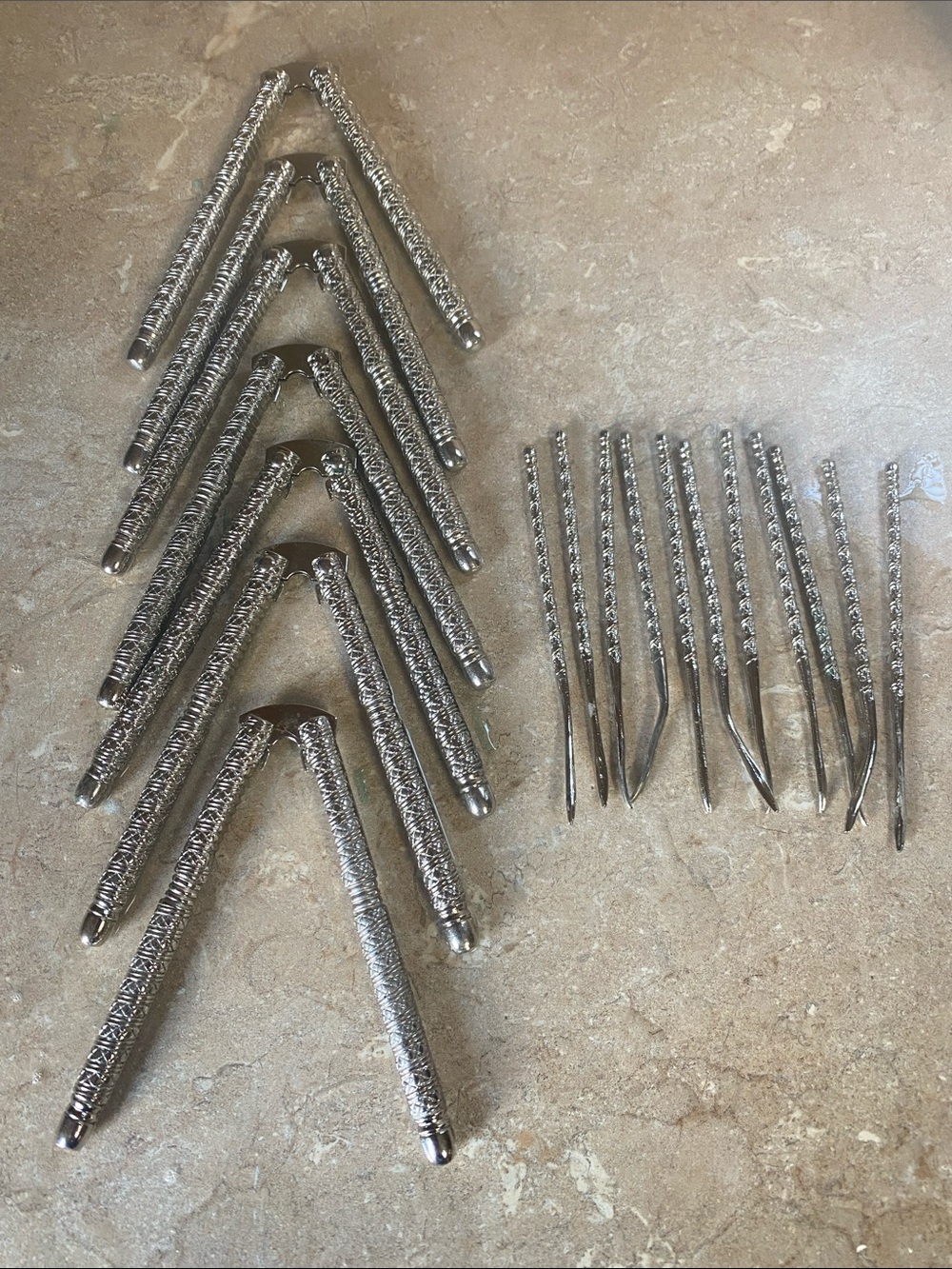 Source Unknown 7 Silver Nut Crackers 11 Picks